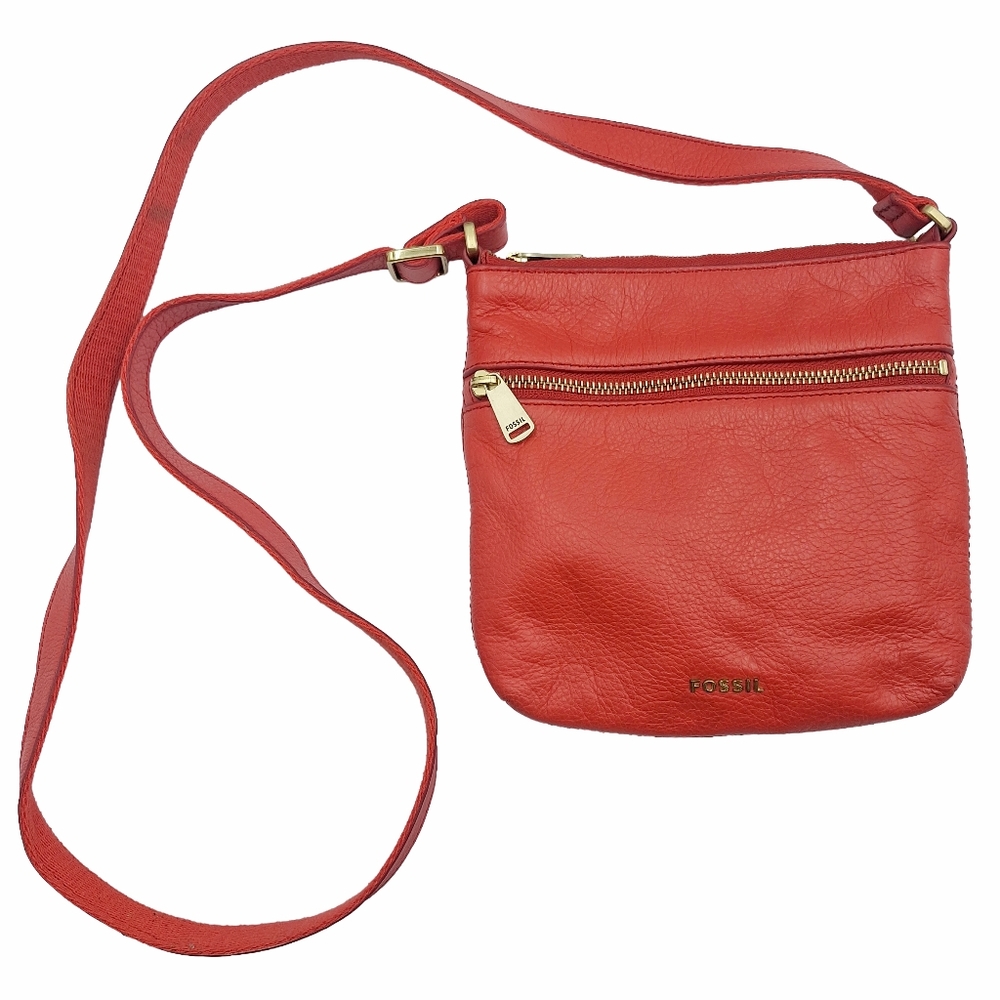 Vintage Fossil Piper Mini Leather Crossbody Bag - Picture 5 of 13